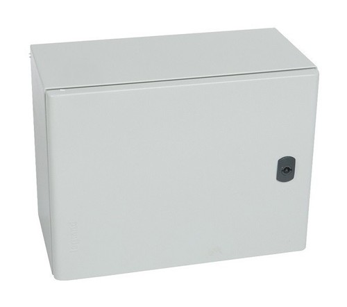LEGRAND Atlantic Щит металлический со сплошной монтажной платой в комплекте, 300x400x200, IP66, цвет серый