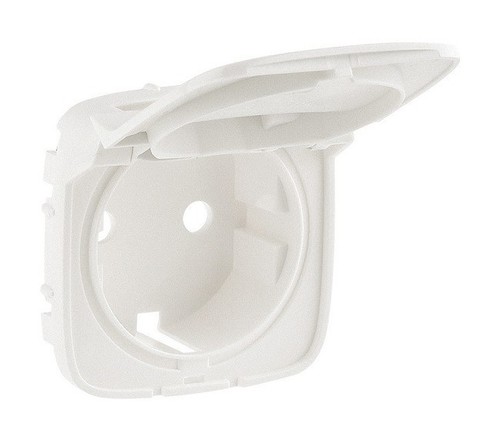 LEGRAND Лицевая панель для розеток 2К+З с откидной крышкой 753021/753025/753029/753030, жемчуг, Valena Allure