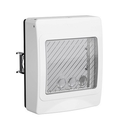 DKC / ДКС Рамка для монтажа в стену, IP55, 2 модуля, белая, Avanti