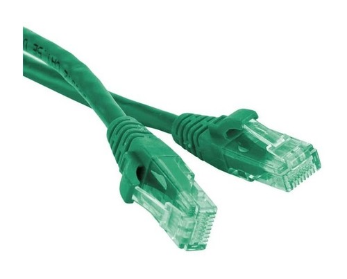 Hyperline (PC-LPM-UTP-RJ45-C5E-0.5M-GN) Патч-корд U/UTP, Cat.5е (100% Fluke Component Tested), PVC, 0.5 м, зеленый