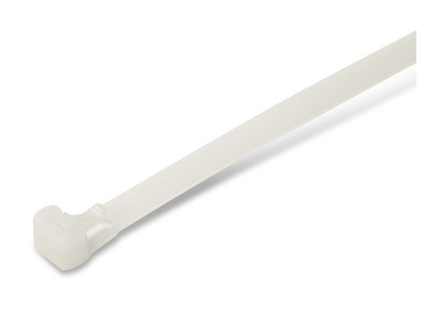 Hyperline Стяжка открывающаяся, безгалогенная (halogen free), 370x4.8 мм, полиамид 6.6, -40°C - +85°C (100 шт.)