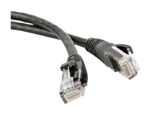 Hyperline Патч-корд F/UTP, экранированный, Cat.6 (100% Fluke Component Tested), LSZH, 1 м, черный