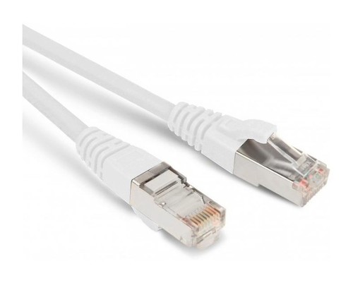 Hyperline Патч-корд SF/UTP, экранированный, Cat.6 (100% Fluke Component Tested), LSZH, 2 м, белый