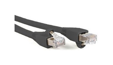 Hyperline (PC-LPM-STP-RJ45-C6A-5F-BK) Патч-корд F/UTP, экранированный, Cat.6a (100% Fluke Component Tested), 10G, PVC, 1.5 м, черный