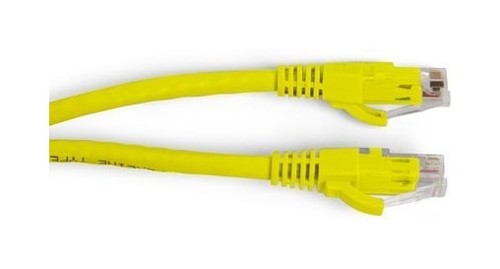 Hyperline (PC-LPM-UTP-RJ45-C6A-5F-YL) Патч-корд U/UTP, Cat.6a (100% Fluke Component Tested), 10G, PVC, 1.5 м, желтый