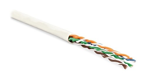 Hyperline (100 м) Кабель витая пара, неэкранированная U/UTP, категория 5e, 4 пары (24 AWG), многожильный (patсh), LSZH, нг(А)-HF, -20°C – +75°C, белый