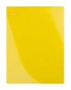 DKC / ДКС Табличка полужесткая для маркировки оболочек. Клейкое основание. ПВХ. Желтая