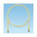 PANDUIT Патч-корд TX5e UTP, Cat.5e, с модульными разъёмами PAN-PLUG™ на обоих концах, 24 AWG, 1м, желтый