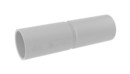 DKC / ДКС Муфта труба-труба с ограничителем, номинальный ф20мм, пластик, IP40, RAL 7035 (в упаковках по 2шт.)