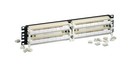 PANDUIT 19" 144-парный кросс высокой плотности (36 портов) GP6, 2U, в комплекте 4-парные блоки