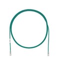 PANDUIT Патч-корд малого диаметра (3,8мм) с модульными разъёмами RJ-45 TX6™ на обоих концах, 28 AWG, UTP, Cat.6, LSZH, 0.5 м, зеленый