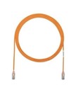 PANDUIT Патч-корд малого диаметра (3,8мм) с модульными разъёмами RJ-45 TX6™ на обоих концах, 28 AWG, UTP, Cat.6, LSZH, 0.5 м, оранжевый