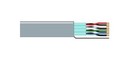 Belden Кабель компьютерный многожильный (мультикор) 4х2х24 AWG (7х32), изоляция Datalene®, каждая пара экранированная Beldfoil® (100% покрытие) с медной жилой заземления 24 AWG, ПВХ, -20°C To +80°C, цвет хром