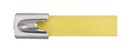 PANDUIT Стальная неразъемная кабельная стяжка PAN-STEEL™с металлическим замком, 362 x 7.9 мм, цвет желтый (50 шт.)