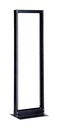 Hyperline Открытая стойка 19-дюймовая (19"), 42U, высота 2065 мм, однорамная, цвет черный (RAL 9005)