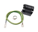 PANDUIT Комплект для заземления брони оптического кабеля с одним заземляющим контактом для # 6 AWG, стяжкой и зажимом, диапазон диаметров 1,5-2,5 см