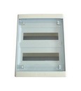 LEGRAND Nedbox Шкаф настенный 2ряда, 24 модуля, с прозрачной дверцей, с клеммным блоком N+PE, IP 40, белый