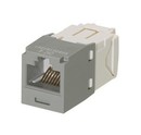 PANDUIT Универсальный модуль Mini-Com® TX6™ PLUS, медный, неэкранированный (UTP), категория 6, RJ45, 8-позиционный, 8-проводной (8P8C), T568A/B, тип Giga-TX™, заделочный наконечник с маркировкой, серый (упаковка 100 шт.)