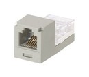 PANDUIT Универсальный модуль Mini-Com® медный, неэкранированный (UTP), категория 3, RJ12, 6-позиционный, 6-проводной (6P6C), T568A/B, тип Leadframe, серый