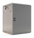 Hyperline Шкаф настенный 19-дюймовый (19"), 18U, 908x600х450мм, металлическая передняя дверь с замком, две боковые панели, цвет серый (RAL 7035) (разобранный)