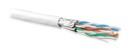 Hyperline (500 м) Кабель витая пара U/FTP, кат. 6a (10GBE), 4 пары (23AWG), одножильный (solid), каждая пара в экране, без общего экрана, нг(A)-HF, –20°C – +60°C, белый