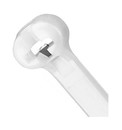 PANDUIT Кабельная стяжка Dome-Top® с металлическим зубцом Barb Ty, 102 х 2.4 мм, миниатюрная, нейлон 6.6, цвет натуральный (1000 шт.)