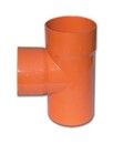 DKC / ДКС Тройник для двустенных труб одного диаметра ф140мм, 90°, полипропилен