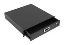 ZPAS Ящик для документов, 2U x 415 x 465 mm, цвет черный (RAL 9005) (SZB-67-00-00/9005)