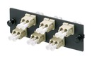 PANDUIT Панель OPTICOM для 6 LC дуплексных многомодовых оптических адаптеров с муфтами из фосфористой бронзы (слоновая кость) (замена на FAP6WEIDLCZ)