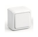 LEGRAND Выключатель 1-клавишный, 10А, белый, IP44, Quteo