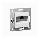 LEGRAND Модуль розетки RJ45, кат.6, UTP,с захв.,белая,Cariva