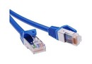 DKC / ДКС Патч-корд экранированный CAT5E F/UTP 4х2, LSZH, синий, 7.0м