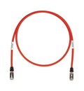 PANDUIT Патч-корд TX6 PLUS S/FTP, 10Gig, Cat.6А, с модульными разъемами TX6™ PLUS на обоих концах, 2 м, красный