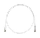 PANDUIT Патч-корд с модульными разъёмами RJ-45 TX6A™ 10Gig™ на обоих концах, UTP, Cat. 6A, 24 AWG, LSZH, 5 м, белый