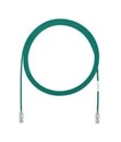 PANDUIT Патч-корд малого диаметра (4,7мм) с модульными разъёмами RJ-45 Pan-Plug™ на обоих концах, 28 AWG, UTP, Cat.6A, LSZH, 5 м, зеленый