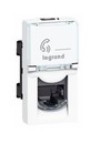 LEGRAND 76562 Модуль розетки компьютерной RJ-45, кат. 6, FTP, 1М, белый, Mosaic