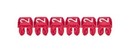 LEGRAND 38212 Маркер CAB3 "2" 0.5-1.5мм2 красный (1200 шт.) (цена за 1 шт.)