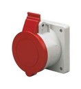 DKC / ДКС Розетка скрытой установки, винтовой зажим, 16A, 2P+E, IP44, 6ч, для сечения кабеля 1,0-2,5мм2, 230В, цвет синий