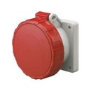 DKC / ДКС Розетка скрытой установки, винтовой зажим, 32A, 3P+E+N, IP67, 6ч, для сечения кабеля 2,5-6,0мм2, 400В, цвет красный