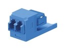 PANDUIT Модуль Mini-Com® с дуплексным одномодовым адаптером LC (синий) с муфтой из циркониевой керамики, цвет черный