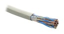 Hyperline (UTP48-C5-SOLID-INDOOR) Кабель витая пара, неэкранированная U/UTP, категория 5, 48 пар (4 пары (24 AWG)х12), одножильный (solid), PVC, -20°C - +60°C, серый