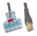 PANDUIT патч-корд с модульным штекером на одном конце и Mini-Com® TX6™ PLUS модулем на другом, 3 м