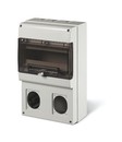 DKC / ДКС Корпус на 12 модулей и 2 поста с основанием 70х87 мм. Тип M400
