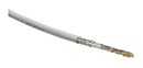 Hyperline (305 м) Кабель витая пара SF/UTP, категория 5e, 4 пары (24 AWG), одножильный (solid), экран - фольга + медная оплетка, LSZH, –20°C – +75°C, белый - гарантия:15 лет компонентная, 25 лет системная