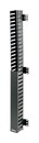 PANDUIT Кабельный организатор вертикальный, 40U, скобы бокового крепления, размеры: 1825 мм x 74.6 мм х 95.5 мм