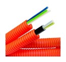 DKC / ДКС Труба гибкая гофрированная, номинальный ф16мм, ПНД, цвет оранжевый, в комплекте с кабелем ВВГнг-LS 2,5х3 ГОСТ