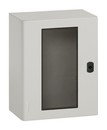 LEGRAND Atlantic Щит металлический без монтажной платы в комплекте, стеклянная дверь, 500x400x200, IP66, цвет серый