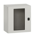 LEGRAND Atlantic Щит металлический без монтажной платы в комплекте, стеклянная дверь, 1400x800x400, IP66, цвет серый