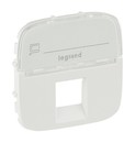 LEGRAND Лицевая панель для розеток RJ45 с держателем маркировки, белая, Valena Allure