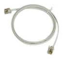 Hyperline (PC-RJ12-RJ12-2.0M-WH) Патч-корд телефонный, 2 м